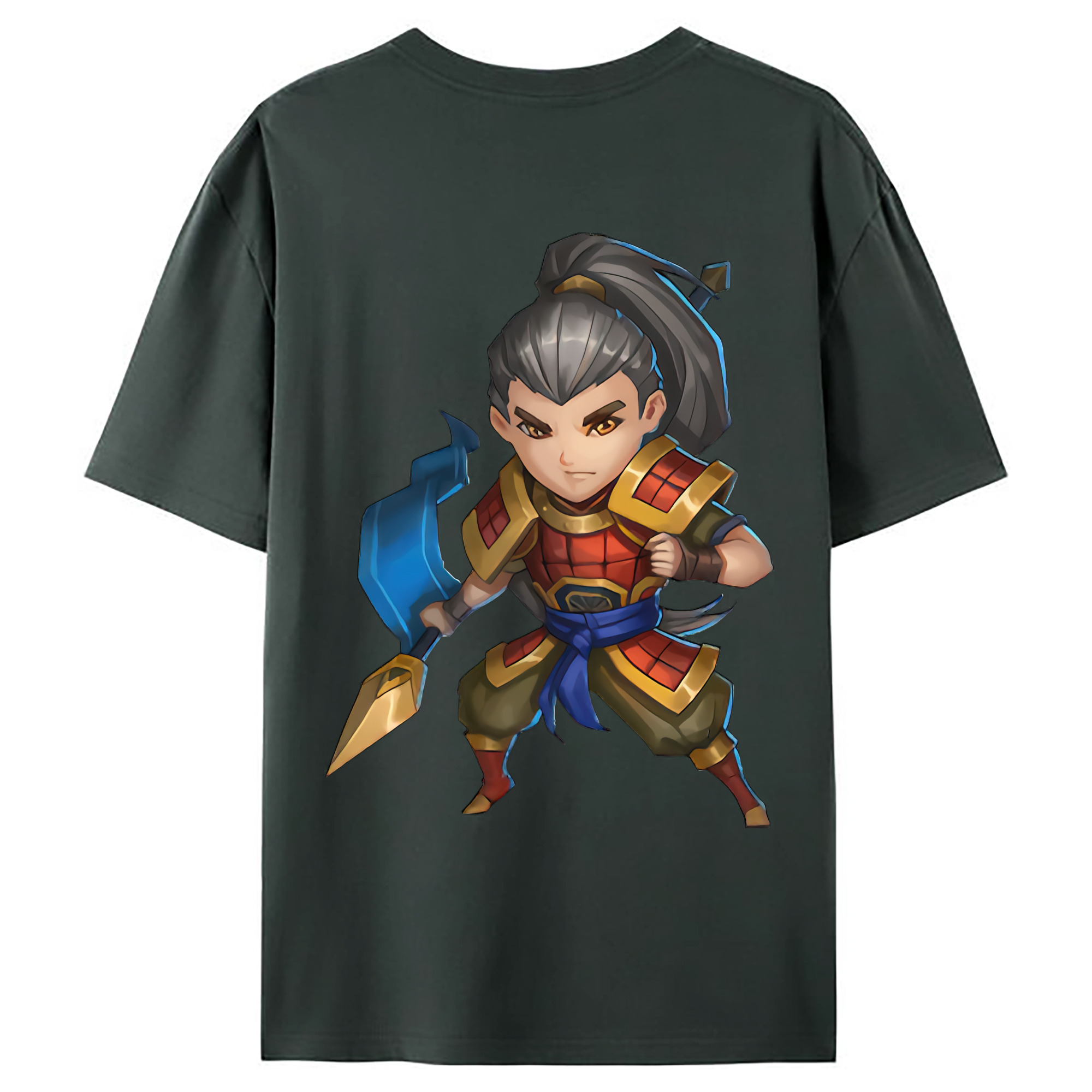 （画像用） リーグ・オブ・レジェンド League of Legends LOL 綿100％ メンズ半袖Tシャツ（バックプリント） 通気性